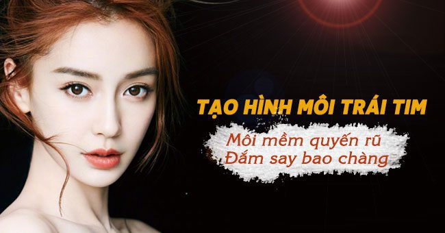 Tạo môi hình trái tim 6 moi trai tim