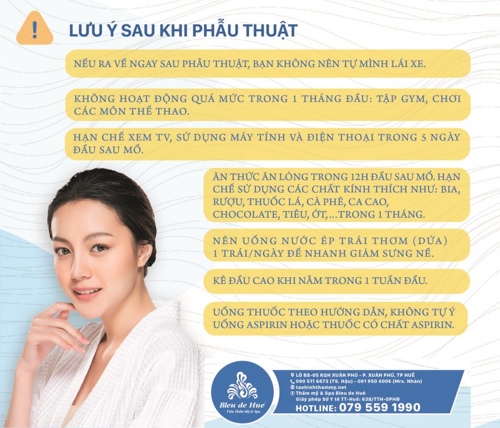 Lưu ý sau phẩu thuật mắt