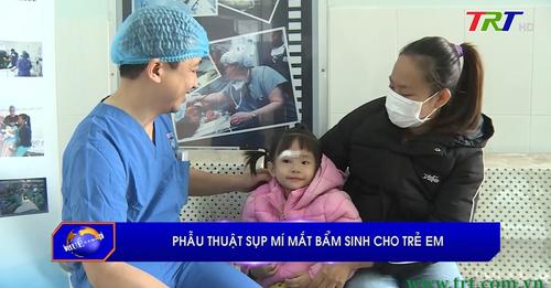 Phẫu thuật sụp mí mắt bẩm sinh cho trẻ em