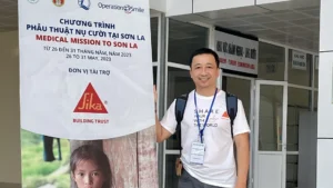 Tiến sĩ Hậu phẫu thuật từ thiện tại tỉnh Sơn La tháng 5/2023