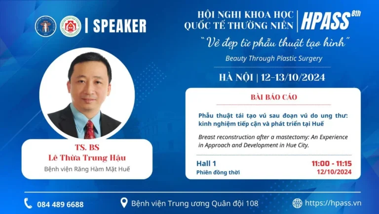 Tiến sĩ Lê Thừa Trung Hậu báo cáo tại Hội nghị Khoa học Quốc tế HPASS T10-24